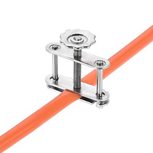 uxcell flow control tubing clamps adjustable swivel screw compressor hose clamp for lab 5pcs