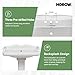 HOROW Bathroom Pedestal Sink, 23