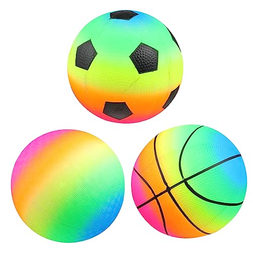QUMIIRITY 3Piezas Bola Inflable Diversión Kickball y Dodgeball