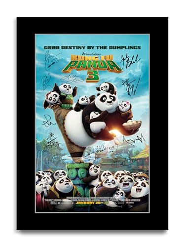 Image of HWC Trading Kung Fu Panda 3 Gifts Printed Poster Signed Autograph Picture for Movie Memorabilia Fans (ID-003358) - A4 Print Only