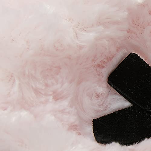 Sooxiwood Baby Girls Vest Fleece Bow Buttons Toddler Girls' Outerwear Vests Size 12M Light-Pink #TOP4