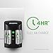 Energizer Recharge Pro Rechargeable AAA and AA Battery Charger With 4 NiMh Rechargeable AA Batteries, Provides a Full Charge in 3 Hours
