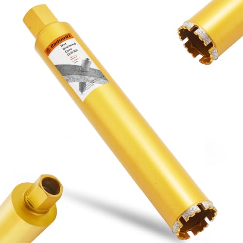 2 1/4" Wet Core Drill Bit, 1-1/4"-7 Thread, High-Performance 2.25 Inch Diamond Core Bits for Concrete, 14" Drilling Depth for Reinforced Concrete, Masonry, Brick Block,Cement, Stucco