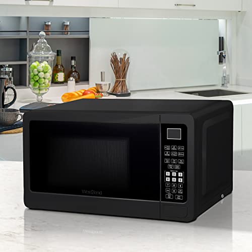 West-Bend-WBMW71B-07-Cu-Ft-Countertop-Microwave-Oven-700W-with-6-Pre-Programmed-Cooking-Settings-Speed-Defrost-Electronic-Control-Panel-Rotating-Glass-Turntable-Add-30-Seconds-Button-Black