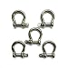 Jingyi Stainless Steel 3/16 Bow Shackle 5 Pieces