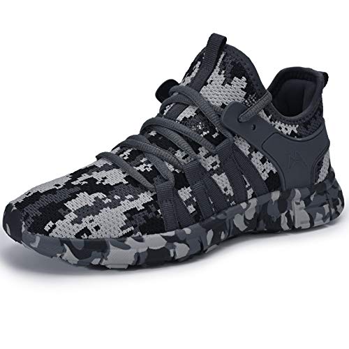 Image of INZCOU Running Shoes Lightweight Tennis Shoes Non Slip Gym Workout Shoes Breathable Mesh Walking Sneakers