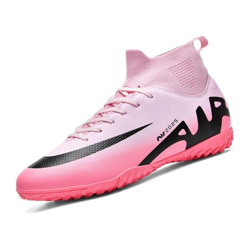 Football Boots Mens Outdoor Professional Football Boots Neutral Kickboxing Training Shoes Youth Football Shoes Children's Football Shoes for Artificial Turf AG Professional Match Shoes