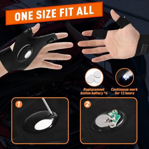 Lenski Gifts for Men, Flashlight Gloves Stocking Stuffers for Men Adults | Christmas Mens Gifts Ideas, Mens Gifts for Him Dad Husband, Dad Gifts for Men Who Have Everything, Cool Stuff Gadgets for Men - image 5