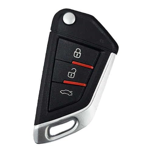 AutoHan Keys BMW Tipi Akıllı Kodlanabilir Oto Kumanda, 3 Butonlu, 433 MHz Frekans, Sustalı Tasarım