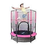 【Fácil de montar】: el trampolín viene con todas las herramientas e instrucciones detalladas, el adulto puede terminarlo en media hora.