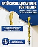 PIC Fliegenfänger 16x – Fliegenfalle Innenbereich ohne Chemie – Fliegenfänger Klebestreifen & Fliegenband – Fliegenfalle Klebefalle gegen Fliegen in der Wohnung – ohne Einsatz von Fliegenspray