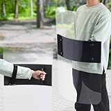 [Bonarca] 盾 護身用 ポリカーボネート シールド 防犯 防護 防御 護身 ポリカ 防犯盾 軽量 大型 【 90cm × 50cm 】 侵入者 不審者 対策 強化プラスチック 防刃 防犯用 防刃盾 刃物 から身を守る サバゲー 装備 品 小物 透明 クリア 前が見える セキュリティ グッズ アイテム 用品 用具