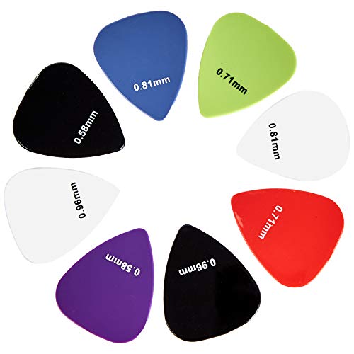 Amazon Basics Lot de 30 médiators pour guitare en nylon Couleurs unies - Les Beatles, Paul McCartney, John Lennon, RIngo Starr, George Harrison Amazon Basics Lot de 30 médiators pour guitare en nylon Couleurs unies – Image 3