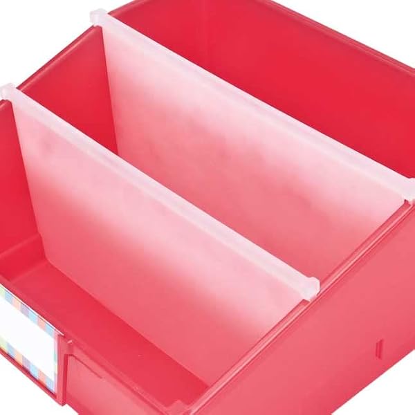 Really Good Stuff Pebble Picture Book Classroom Library Bins, 4 Pack by Really Good Stuff - Used condition - Image 3