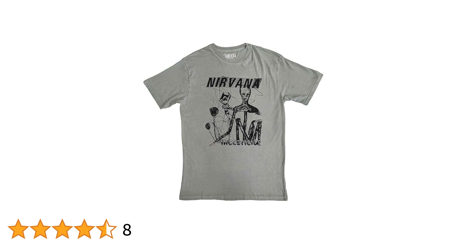 Amazon | [Rock Off officially licensed products] Nirvana T