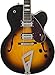 Gretsch G2420 Streamliner Hollow Body 6-String Electric Guitar with Chromatic II Tailpiece, Broad'Tron Pickups, and Laurel Fingerboard (Right-Handed, Aged Brooklyn Burst)