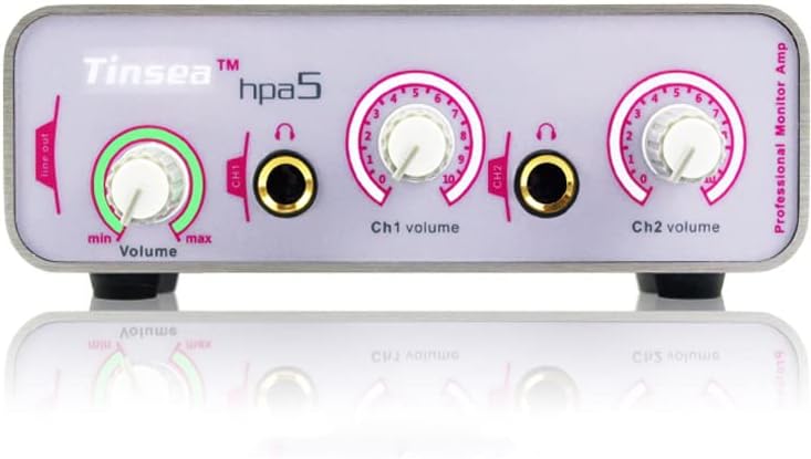 HPA5 Professional Headphone Preamplifier 2-Channel Headphone Splitter Music Production Monitor Distribution Amplifier