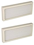 Nispira Air Filter Replacement Compatible with Hamilton Beach TrueAir Ultra Quiet True Air Purifier 04386A, 04383 04385 04384 990051000, 2 Packs