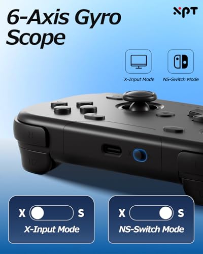 image for XPT Portable Mini Controller for Nintendo Switch 2/Switch 1/PC/iOS/And
