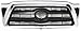 Grille Compatible with Toyota Tacoma 05-08 Chrome Shell W/Black Insert