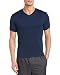 Kenneth Cole New York Men's Ribbed Pique V-Neck T-Shirt