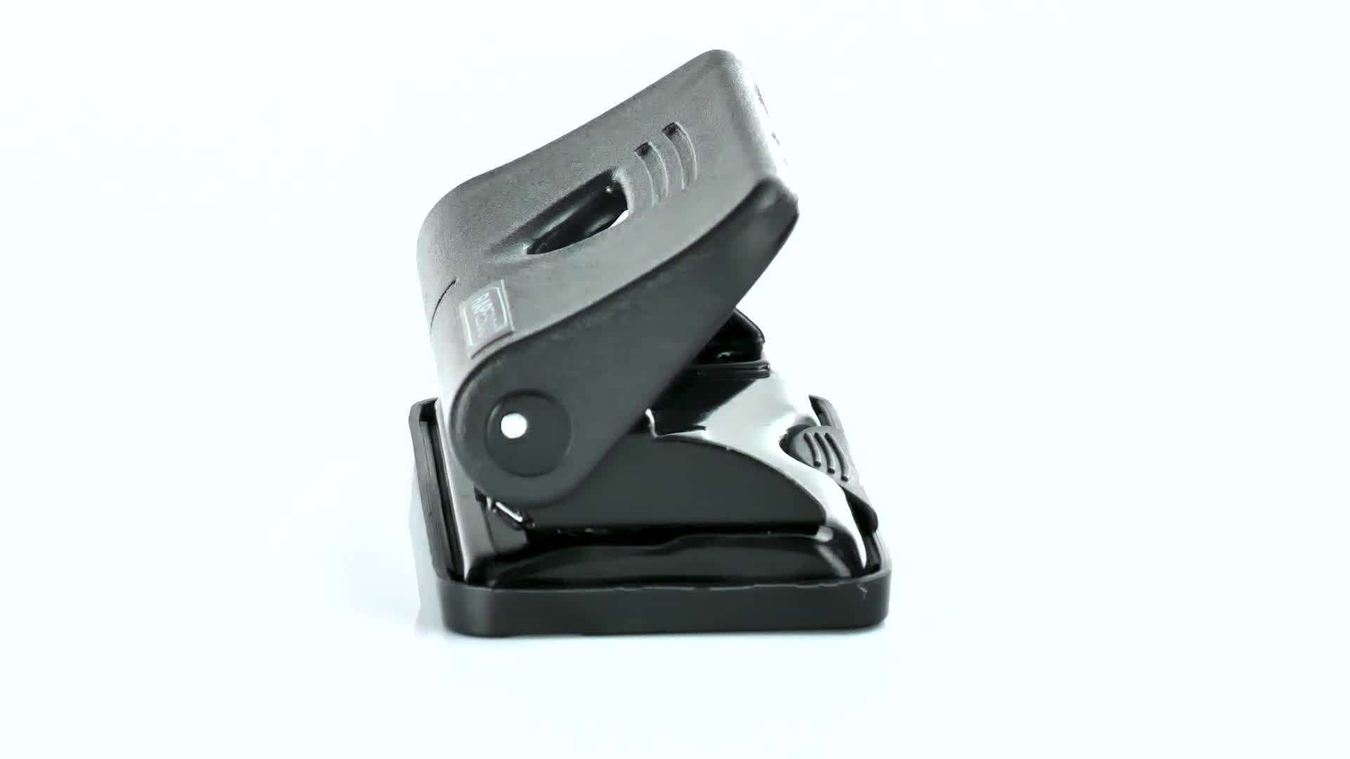 Rapesco PF87S0B1 810-P 2 Hole Punch, 12 Sheet Capacity, Black