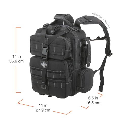Maxpedition Typhoon Mochila deportiva 13L negra miniatura 5