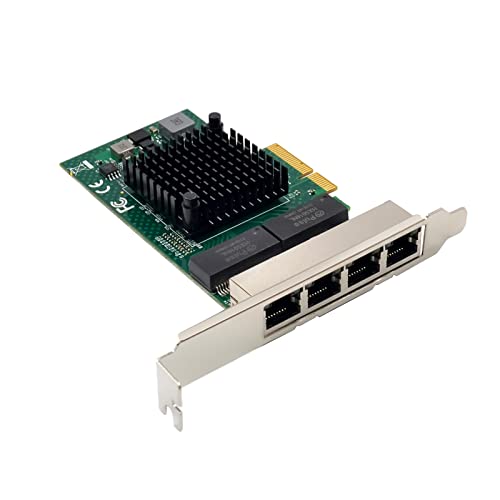 Quad-Port PCIe Gigabit Ethernet Server Adapter with NetXtreme® BCM5719 Chipset PCI Express 1000M Network LAN Card for Windows Server Linux Ubuntu VMware - Image 3