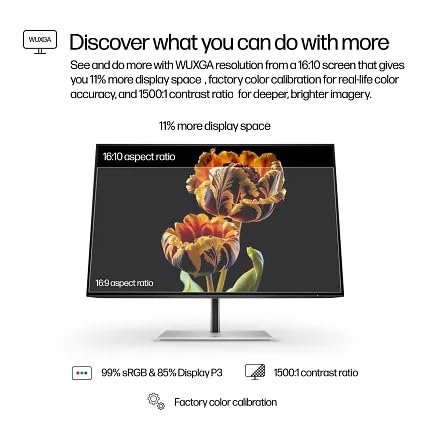 Image of HP Series 7 Pro 24 inch WUXGA IPS Monitor (2 Pack) | 5ms Response Time, Anti Glare, Flicker Free, Tilt, Swivel, Pivot, VESA Mount (100mm), Displayport, HDMI, Black /Silver Color