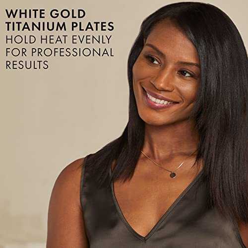 Hot Tools Pro Artist White Gold Digital Flat Iron, 1 Inch #TOP1