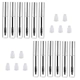 10PCS 10ml Silver Cap Empty Plastic DIY Mascara Tube Eyelash Cream Wand Container Bottle Vials With...