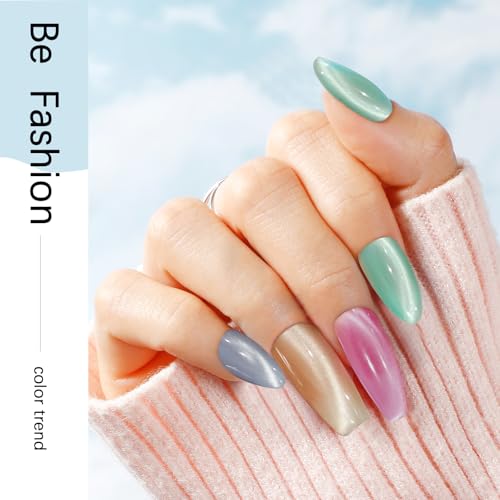 Set 8 Esmaltes Gel Cateye Pastel ROSALIND miniatura 2