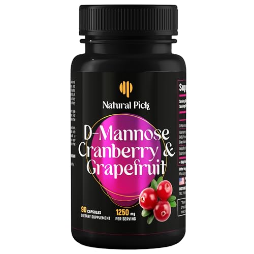 Natural Pick D-Mannose - Cranberry & Grapefruit – Cranberry Pills, UTI Treatment and Fast Relief...
