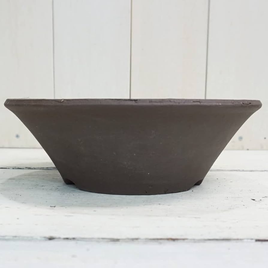 Amazon.co.jp: 植木鉢 おしゃれ 陶器鉢 常滑焼 丸反山草深鉢T70A