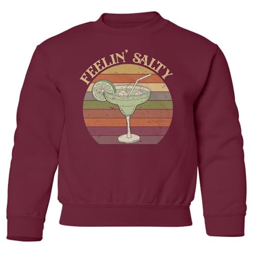 Funny Cinco De Mayo Margarita Youth Crewneck Sweatshirt