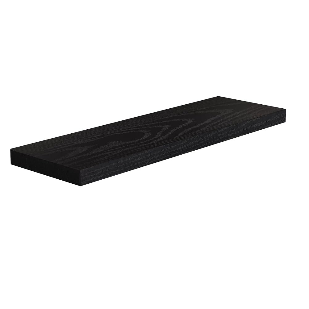 Étagères flottantes pour mur étagère murale bois 16 pouces pour affichage et rangement intérieur