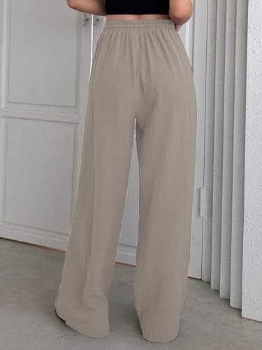 Image of GRECIILOOKS Women Trousers for Women | Women Trousers | Women's High-Waisted Pant | Women Trousers Pants | Korean Trousers for Women