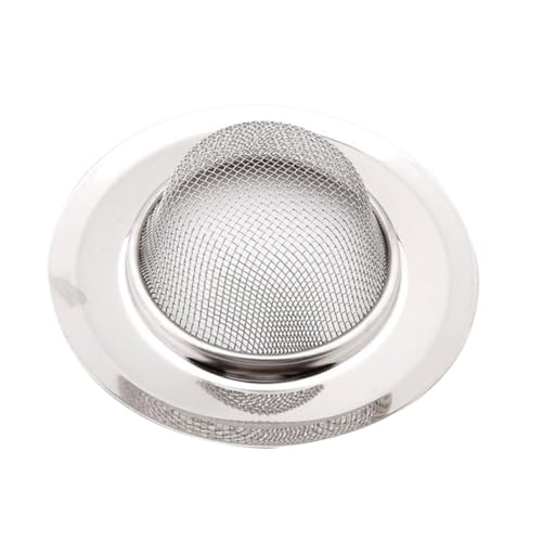 DOITOOL Stainless Steel Kitchen Sink Strainer Drain Cover with Basket Design Anti-clog Shower Drain Cap for Bathroom Laundry Floor Rust-resistant Mesh Filter