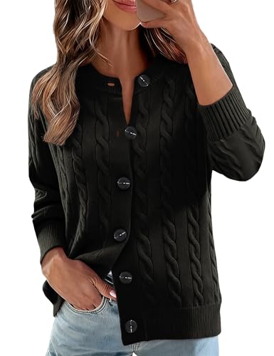 Ivicoer Chunky Cardigan Long Sleeve Business Casual Outfits for Women