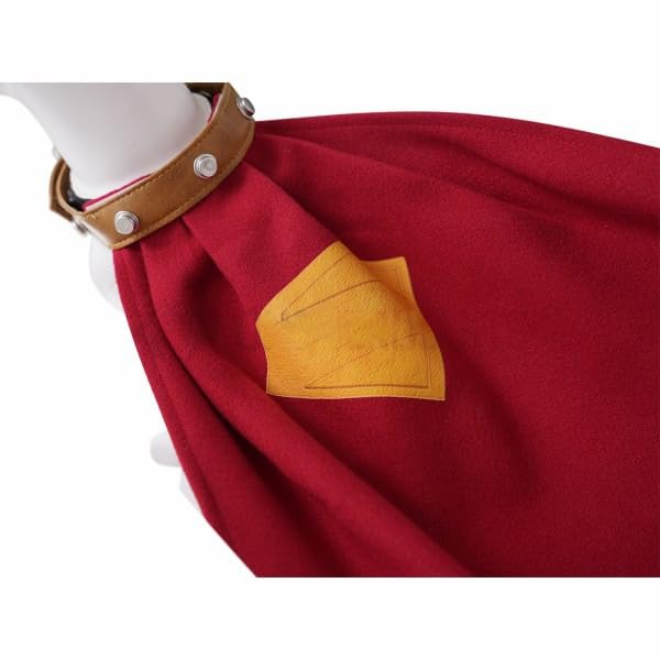 Disfraz de capa roja para perro superhéroe talla Large miniatura 4