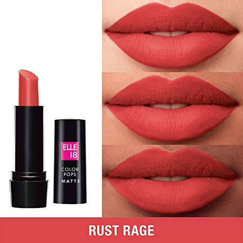 Image of Elle18 Color Pops Matte Lip Color, Rust Rag, 4.3 g
