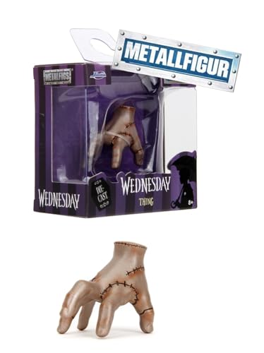 Jada Toys Wednesday Thing Figur Sammelfigur aus Metall 6 5 cm
