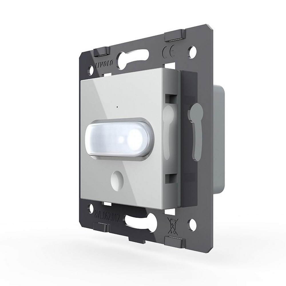 LIVOLO Sensor de movimiento Interruptor táctil PIR Sensor infrarrojo automático Temporizador UP Gris