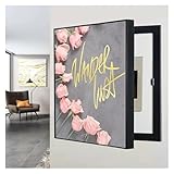 SCITOY Electric Meter Cover Decorative Painting Electric Panel Decoration Box Creative Removable Electric Meter Box Wall Mounted Electrical Panel Cover(D,30x40cm)