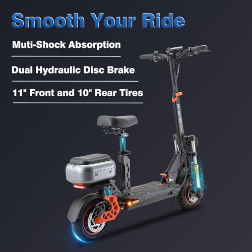 Image of Electric Scooter for Adults-3200W /1600W /1200W Fast E Scooter, 35 /40 /45 Miles Long Range, 35 MPH Max Speed, Foldable Scooter with Full Suspension for Commuter