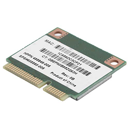Tarjeta de Red Inalámbrica Gugxiom AR5B95 para Laptop, 150 Mbps 2.4GHz 802.11b/g/n Mini PCI-E interna miniatura 6