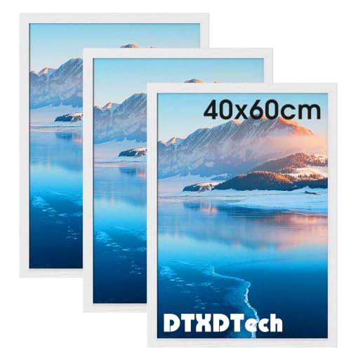 DTXDTech Bilderrahmen Holz Fotorahmen, Bilderrahmen mit Passepartout, Zertifikatrahmen für Wandhalterung, Tischdekoration Schwarzer