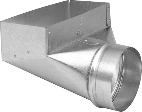 Boot register angle 4x10x4 adaptateur coudé pour bouche de soufflage - 2