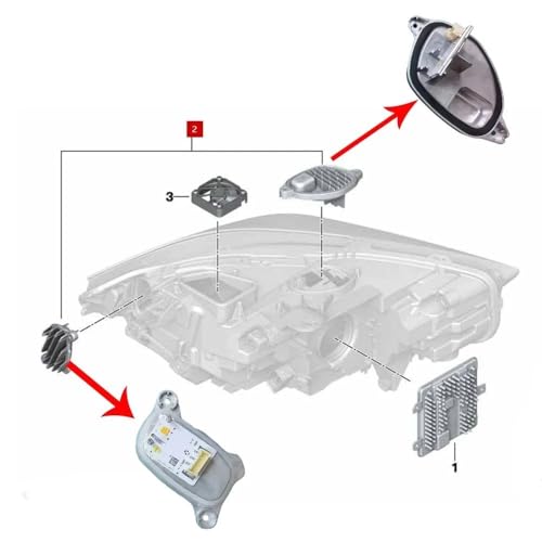 Módulo de Luces Diurnas DRL Rojas para Conducción Nocturna Serie 1 6