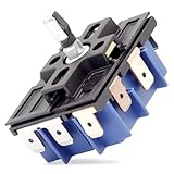 Mhrxusd W10434452 Dual Infinite Stove Control Switch Compatible with Whirlpool and its Affiliated Brands Electric Ranges Part Number 2118918 PS11754687 AH3503258 EA3503258 AP6021365 WFE515S0EW0
